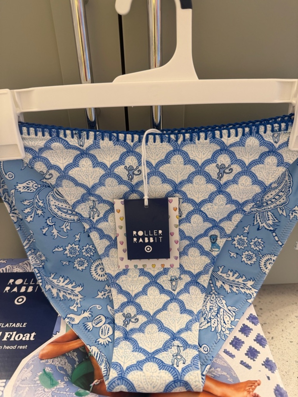 Roller Rabbit reversible swim bottoms